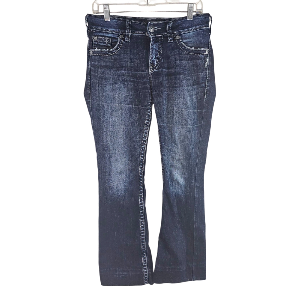 Silver Suki Surplus Mens Bootcut Jeans In 27
